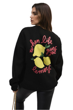 Load image into Gallery viewer, Lemon Graphic Long Sleeve Knitted Jumper
