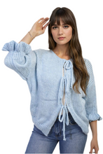 Load image into Gallery viewer, Tie Front Detail Chunky Knit Jumper
