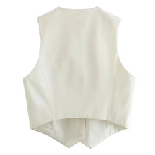 Load image into Gallery viewer, Cropped V-Neck Vest Tops
