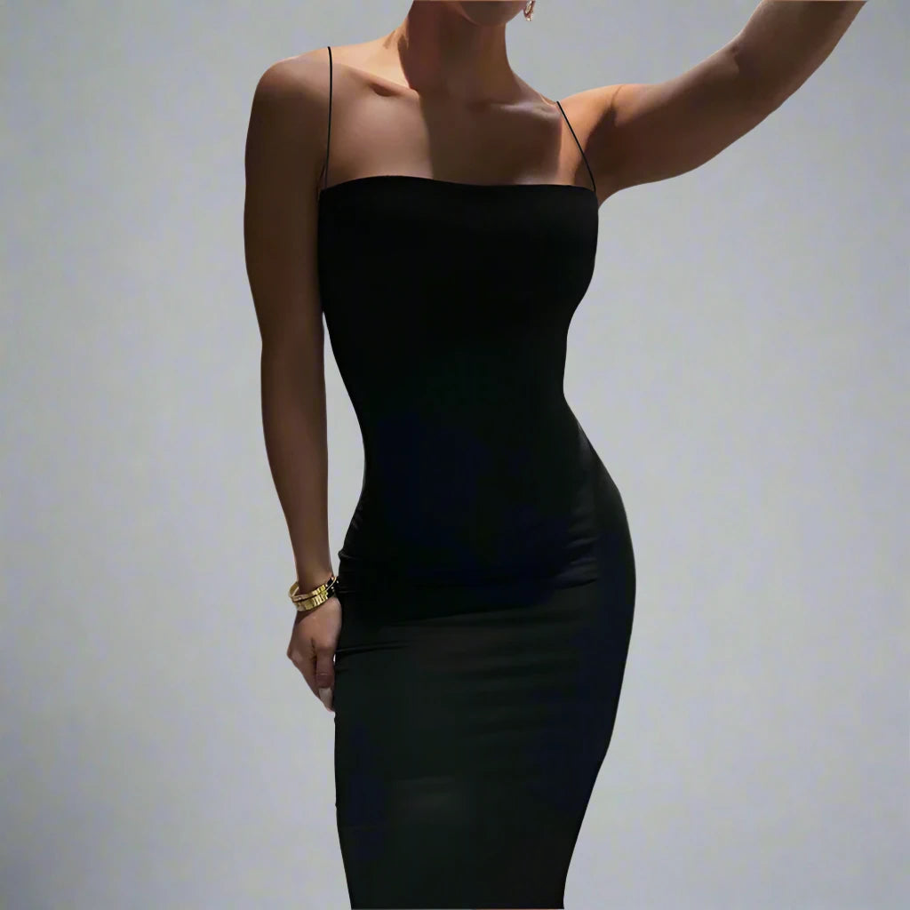 Backless Spaghetti Strap Bodycon Dresses