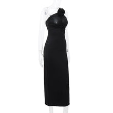 Load image into Gallery viewer, Elegant Sleeveless Slim Black Dress
