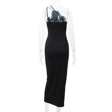 Load image into Gallery viewer, Elegant Sleeveless Slim Black Dress
