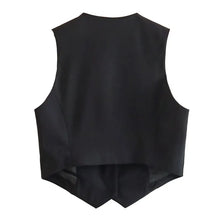 Load image into Gallery viewer, Cropped V-Neck Vest Tops
