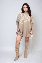 Load image into Gallery viewer, Leopard Print Knitted Long Sleeve Jumper
