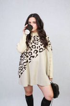 Load image into Gallery viewer, Leopard Print Knitted Long Sleeve Jumper
