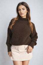 Load image into Gallery viewer, Buttons Long Sleeves Chunky Knit Top
