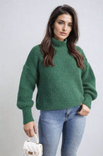 Load image into Gallery viewer, Buttons Long Sleeves Chunky Knit Top
