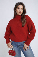 Load image into Gallery viewer, Buttons Long Sleeves Chunky Knit Top
