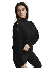 Load image into Gallery viewer, Buttons Long Sleeves Chunky Knit Top
