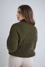 Load image into Gallery viewer, Buttons Long Sleeves Chunky Knit Top
