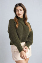 Load image into Gallery viewer, Buttons Long Sleeves Chunky Knit Top
