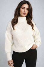 Load image into Gallery viewer, Buttons Long Sleeves Chunky Knit Top
