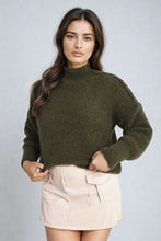 Load image into Gallery viewer, Buttons Long Sleeves Chunky Knit Top
