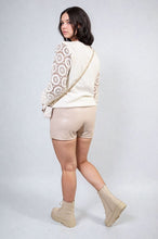 Load image into Gallery viewer, High Neck Knit Crochet Sleeve Jumper
