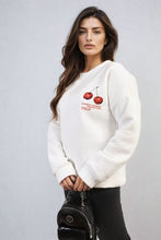 Load image into Gallery viewer, Cherry Printed Front and Back Design Oversized Knitted Jumper
