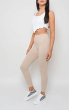 Load image into Gallery viewer, Lightweight High Waisted Rib Curvy Leggings
