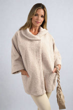 Load image into Gallery viewer, Cowl Neck Oversized Cape Jacket
