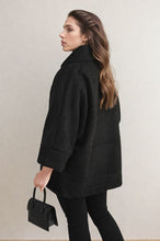 Load image into Gallery viewer, Cowl Neck Oversized Cape Jacket
