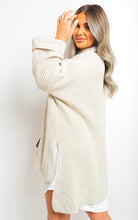 Load image into Gallery viewer, High Neck Oversized Long Sleeve Knitted Jumper
