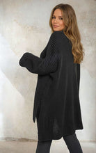 Load image into Gallery viewer, High Neck Oversized Long Sleeve Knitted Jumper
