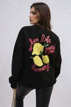 Load image into Gallery viewer, Lemon Graphic Long Sleeve Knitted Jumper
