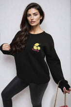 Load image into Gallery viewer, Lemon Graphic Long Sleeve Knitted Jumper
