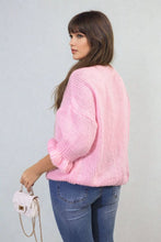 Load image into Gallery viewer, Tie Front Detail Chunky Knit Jumper
