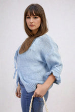 Load image into Gallery viewer, Tie Front Detail Chunky Knit Jumper
