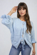 Load image into Gallery viewer, Tie Front Detail Chunky Knit Jumper
