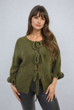 Load image into Gallery viewer, Tie Front Detail Chunky Knit Jumper
