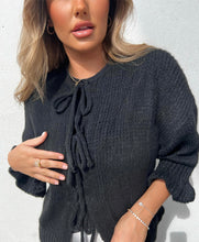 Load image into Gallery viewer, Tie Front Detail Chunky Knit Jumper
