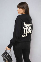 Load image into Gallery viewer, New York City Print Knitted Hoodie
