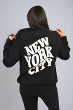 Load image into Gallery viewer, New York City Print Knitted Hoodie
