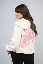 Load image into Gallery viewer, New York City Print Knitted Hoodie
