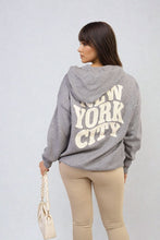 Load image into Gallery viewer, New York City Print Knitted Hoodie
