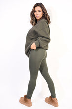 Load image into Gallery viewer, Oversized Pocket Sweatshirt and Leggings Co-ord Set
