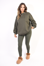 Load image into Gallery viewer, Oversized Pocket Sweatshirt and Leggings Co-ord Set
