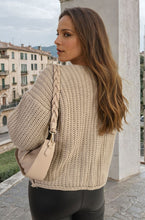 Load image into Gallery viewer, Chunky Cable Button Knit Cardigan
