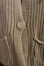 Load image into Gallery viewer, Chunky Cable Button Knit Cardigan
