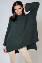 Load image into Gallery viewer, High Neck Oversized Long Sleeve Knitted Jumper
