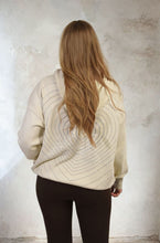 Load image into Gallery viewer, Back Heart Print Knitted Hoodie
