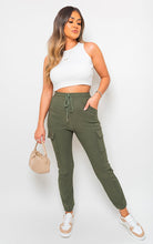 Load image into Gallery viewer, Size Frankie Cargo Pocket Trouser with Drawstring
